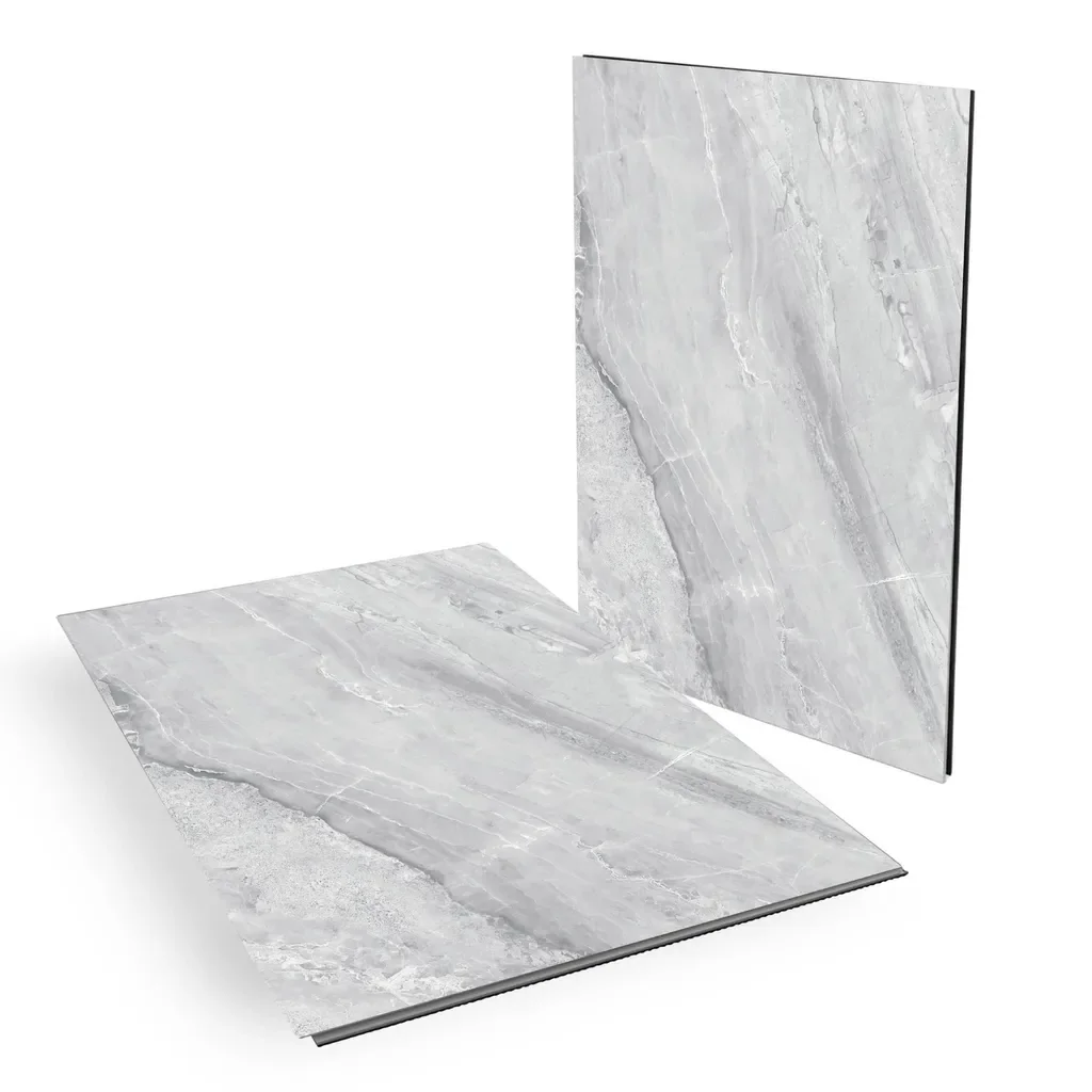 STILEWO Artist Marmor Klick Vinyl Fliese XL mit Trittschalldämmung