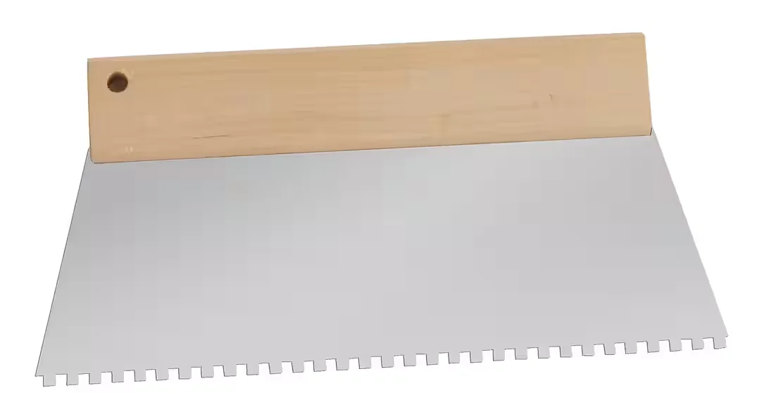 TECTOOL Flächenspachtel Kleberverteilspachtel E8 Trapezform 180 mm