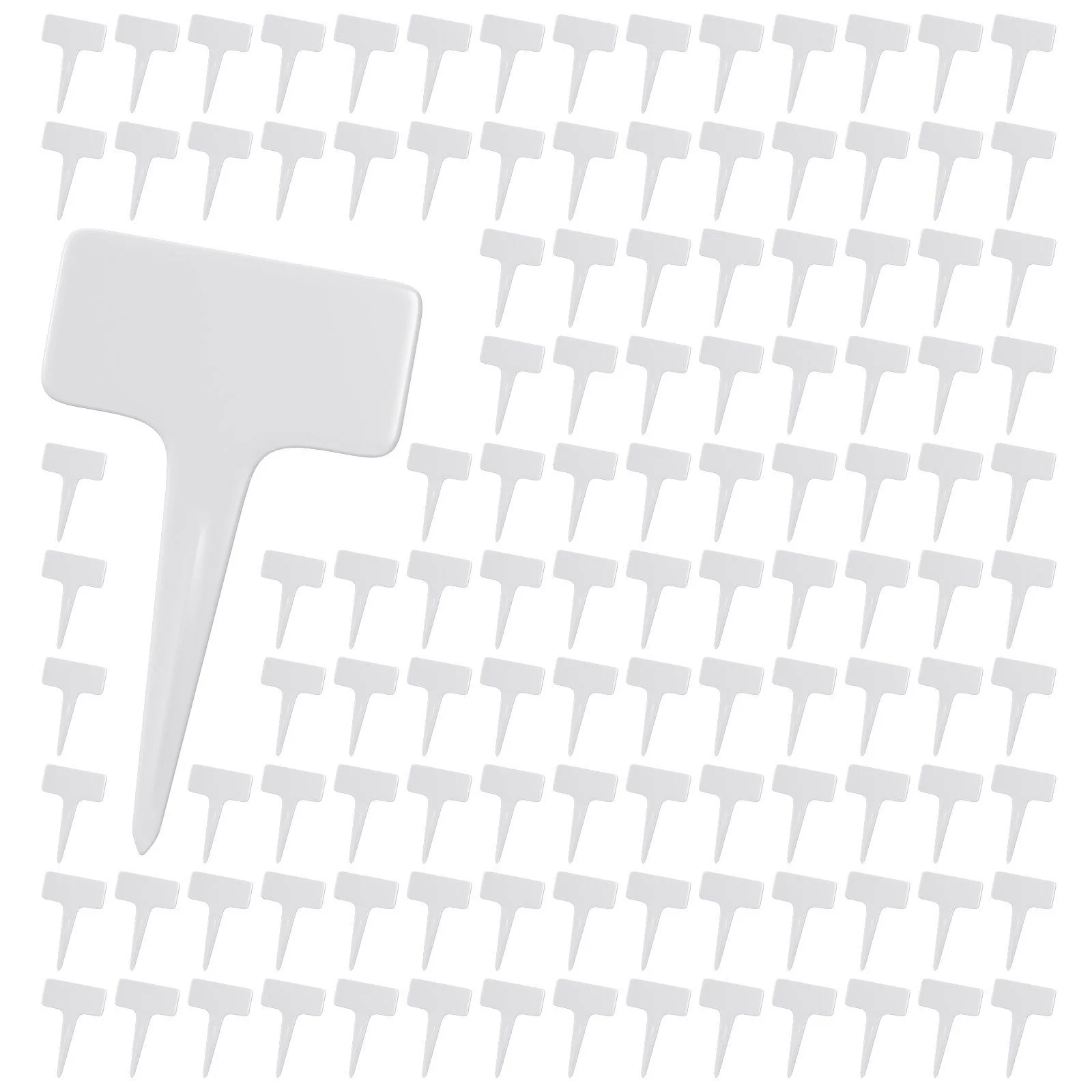 WELLGRO Pflanzschilder 120 Stück Kräuterschilder beschriftbar