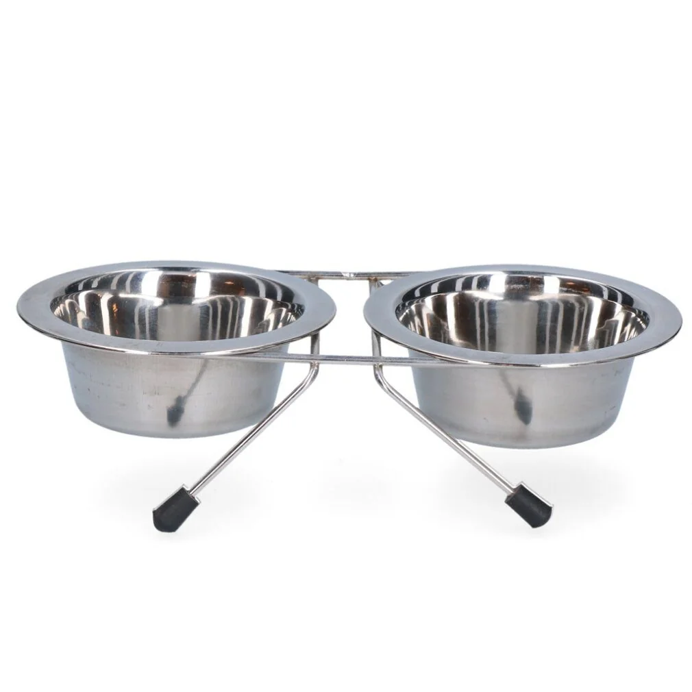 HOLLAND ANIMAL CARE Futternapf Trinknapf Edelstahl Ständer 200 ml