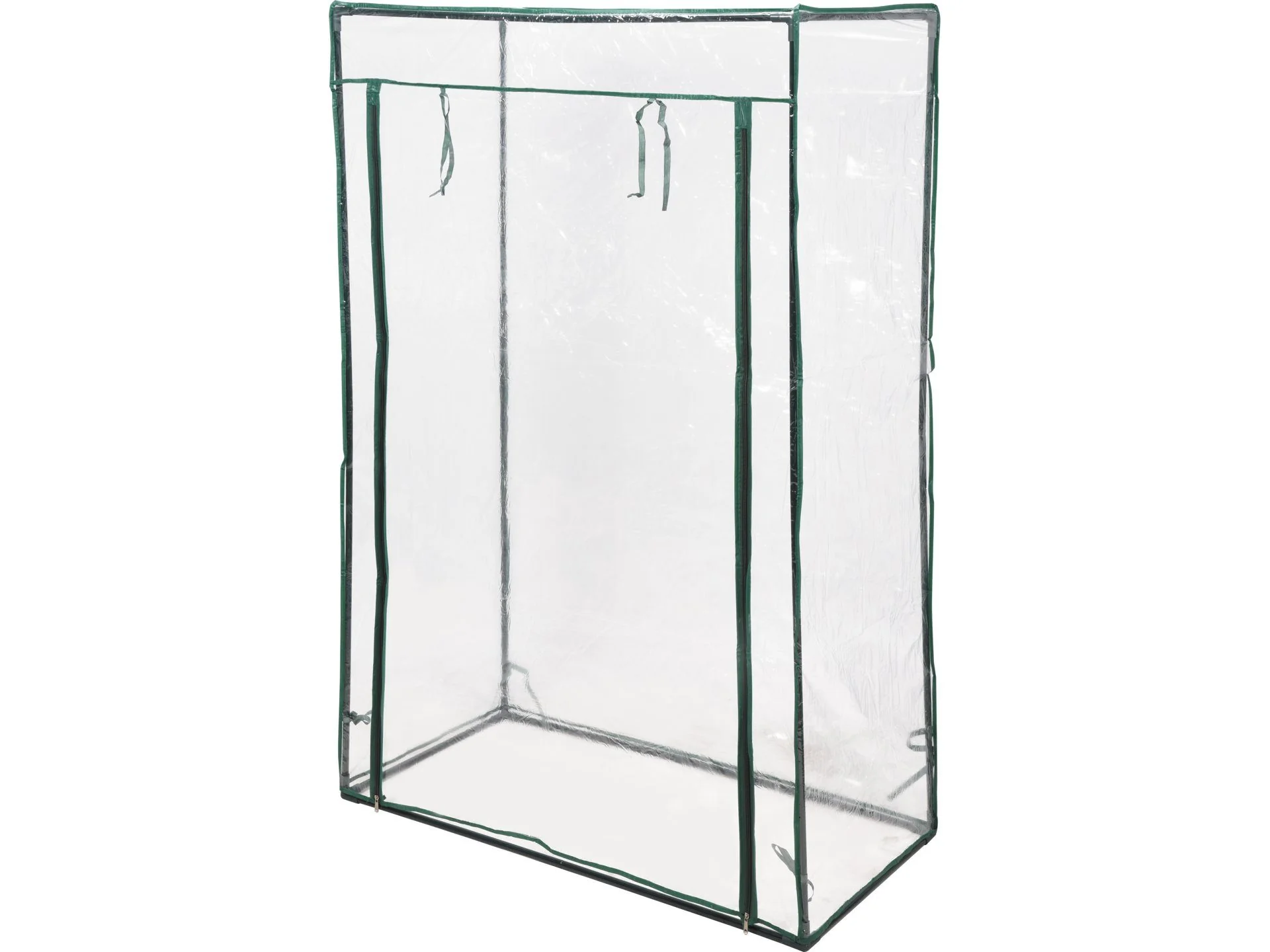 TRIZERATOP Mini Gewächshaus 100 x 50 x 150 cm PVC Stahl Komplett